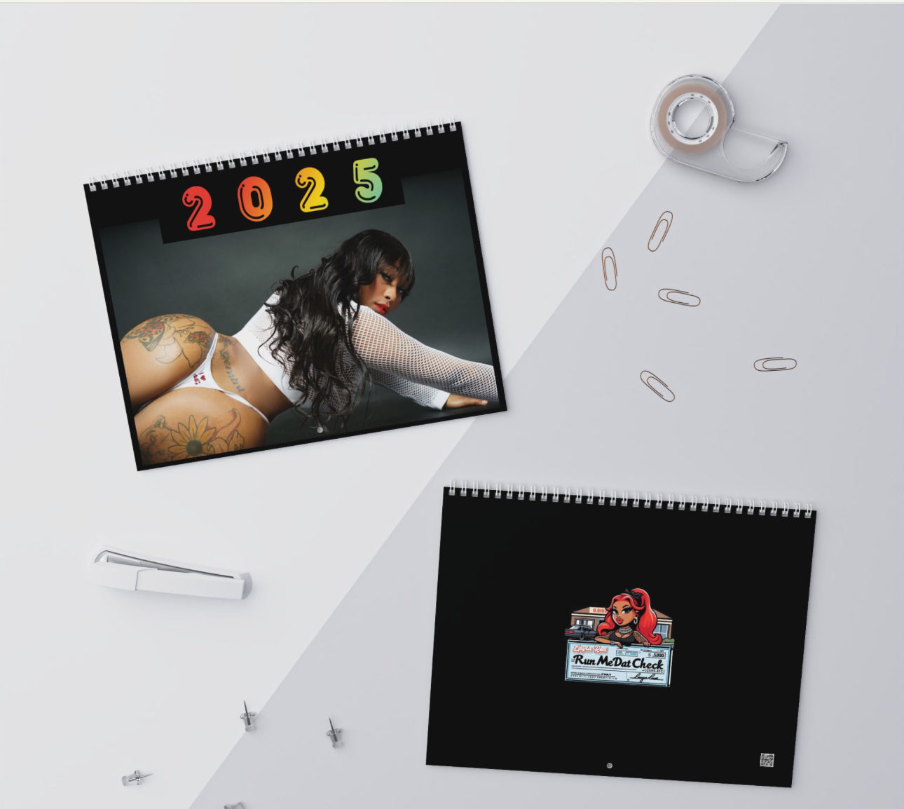 2025 Layla Red Calendar